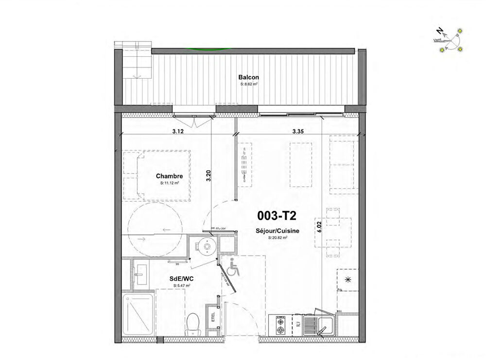 Vente Appartement APPARTEMENTS NEUFS du T2 au T4 - LA FRANQUI La franqui