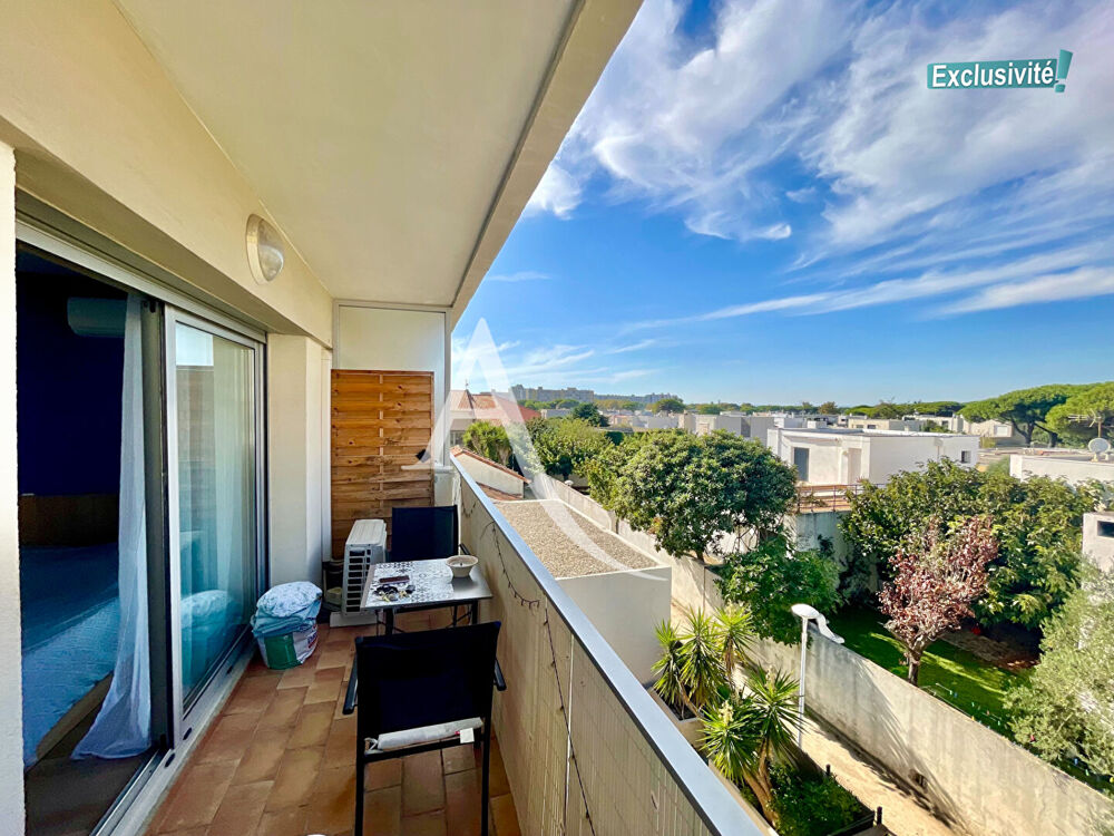 Vente Appartement CARNON - STUDIO RÉNOVÉ - 23 M² - TERRASSE 7 M² - VUE DÉGAGÉE - À 50 M DE LA PLAGE Mauguio