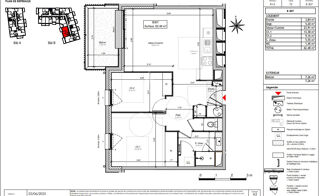  Appartement  vendre 3 pices 62 m