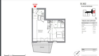  Appartement � vendre 2 pi�ces 46 m�