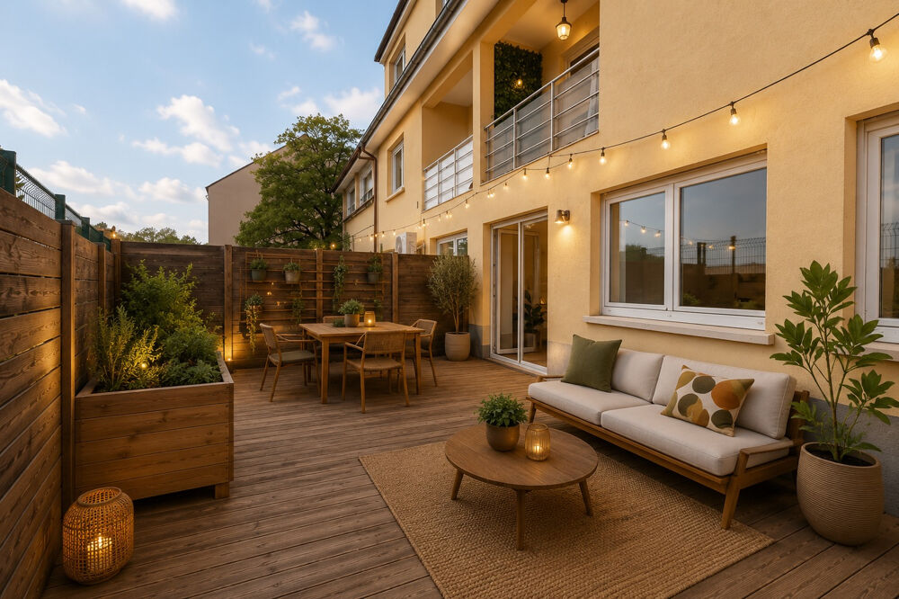 3 pièces 79 m² avec terrasse, rez-de-chaussée