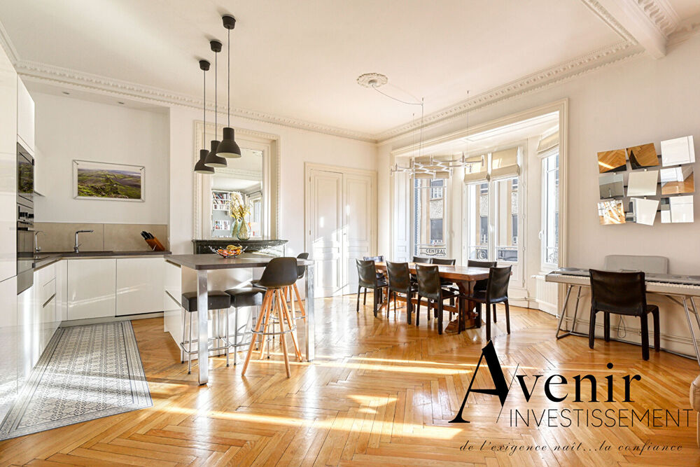 Vente Appartement Coeur Brotteaux - T5 de 141 m� - Bel ancien r�nov�, 4 chambres Lyon 6