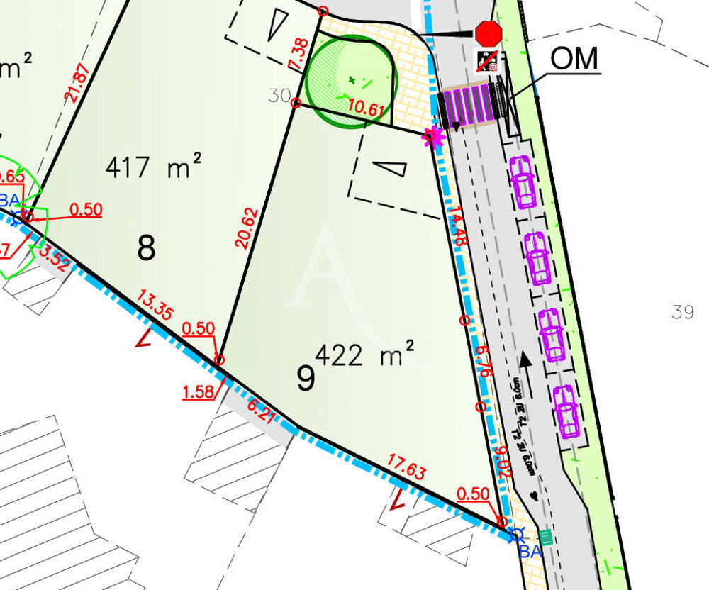 Vente Terrain 422 m² - Vue 4