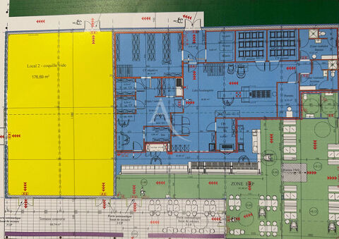   Local commercial Moissac 178 m2 