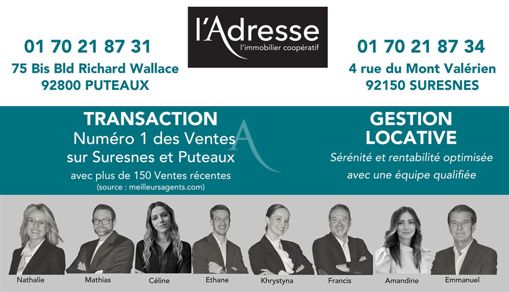 � vendre  Appartement Suresnes (92150)