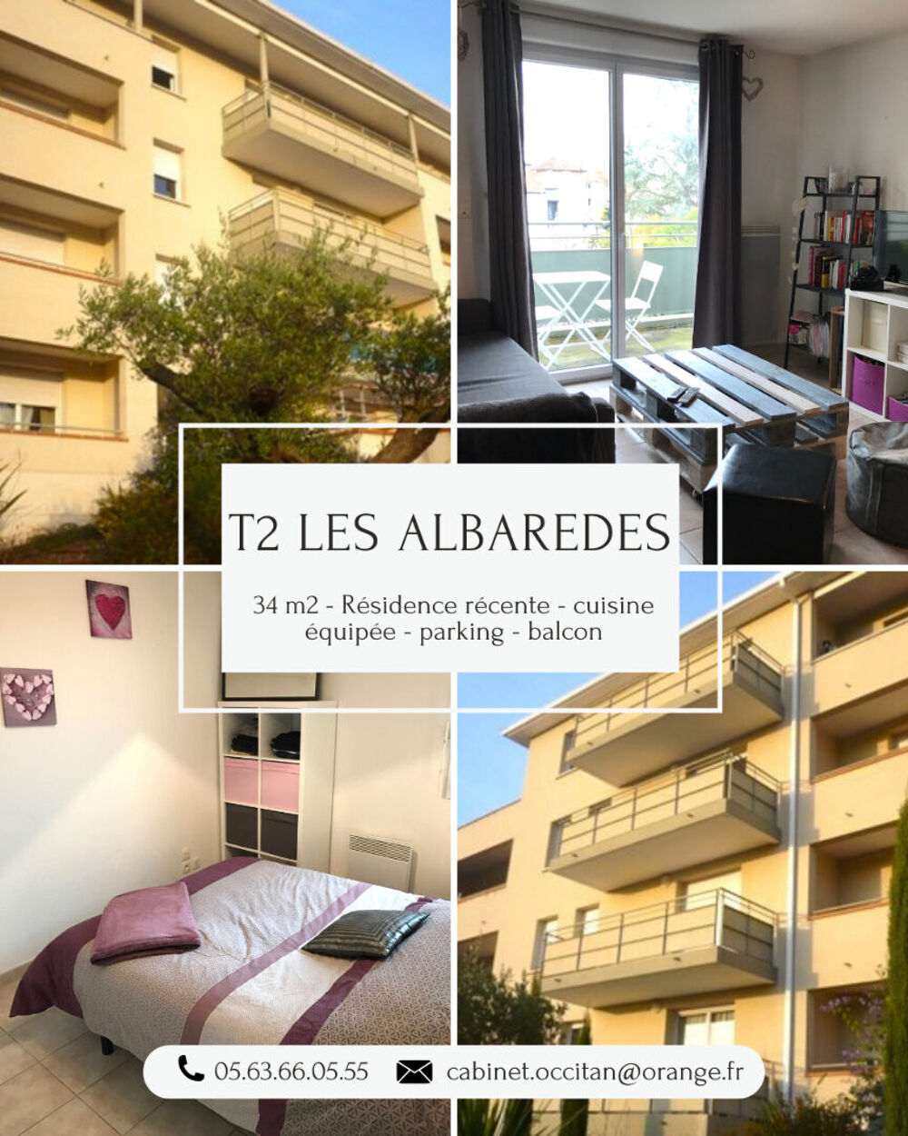 Appartement T2, Montauban, quartier 17ème RGP