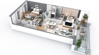  Appartement à vendre 4 pièces 75 m²