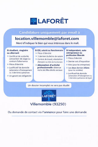  Appartement � louer 5 pi�ces 93 m� Bobigny