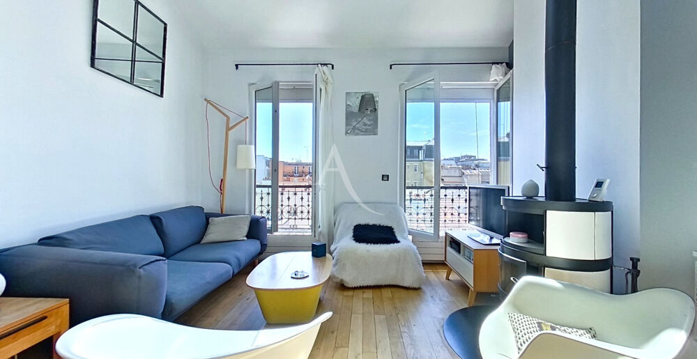 Vente Appartement Duplex de 3/4 pièce(s) 62.03m2  LC et 90m² au sol Paris 15