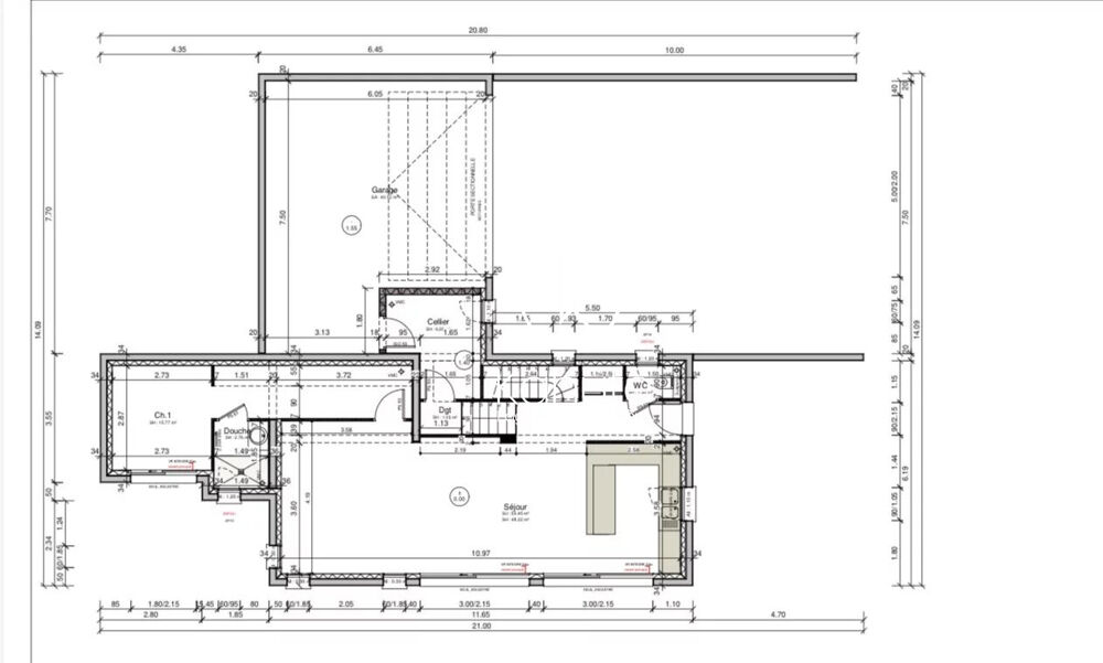 Vente Terrain À Dardilly à 1 km des commerces terrain à bâtir viabilisé 1 149 m² hors copropriété permis déposé projet maison 172 m² 5 chambre Dardilly