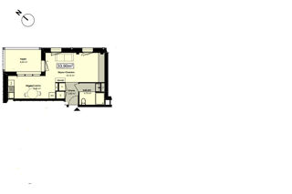  Appartement � vendre 1 pi�ce 34 m�