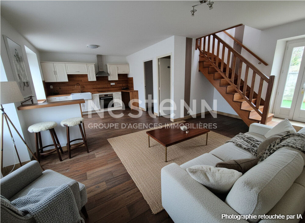 Maison en pierre à vendre à Plaudren -78 m² 2 chambres et terrasse