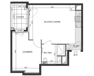  Appartement � vendre 2 pi�ces 40 m�