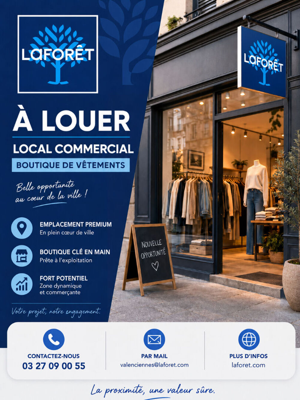   Local commercial Valenciennes 100 m2 