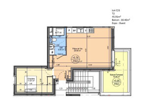  Appartement � vendre 2 pi�ces 51 m�