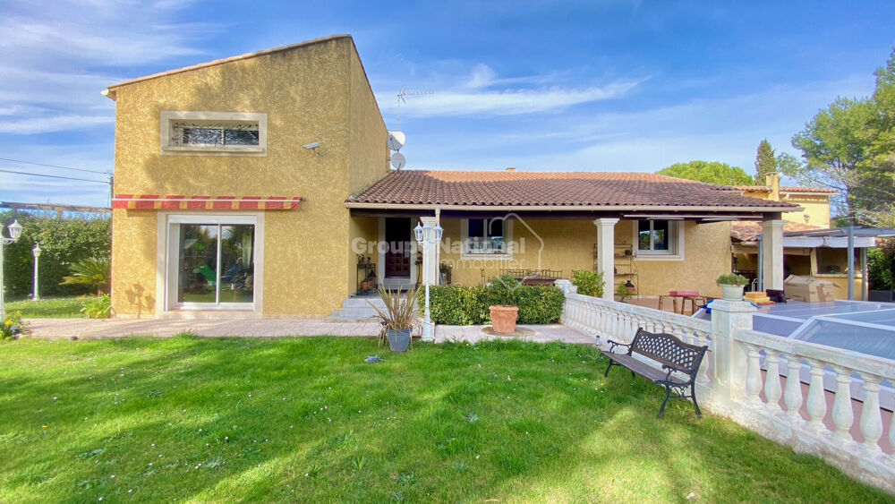 Clarensac Villa 8 pièces 192,11 m2 avec piscine sur 1475m2 de terrain clos arboré