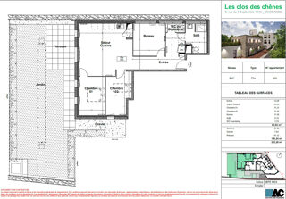  Appartement � vendre 4 pi�ces 83 m�