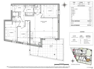  Appartement à vendre 4 pièces 72 m²