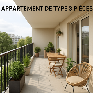  Appartement à vendre 3 pièces 69 m²