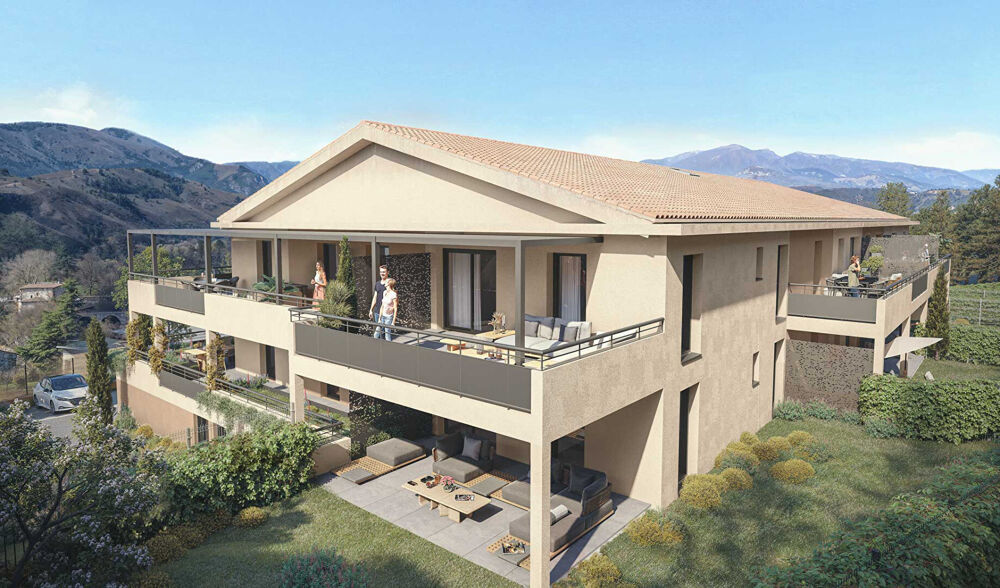 Vente Appartement Appartement Neuf , Sisteron  04200 2 pièce(s) 46.14 m2 +  terrasse de 27m²  , Lot 201 Sisteron