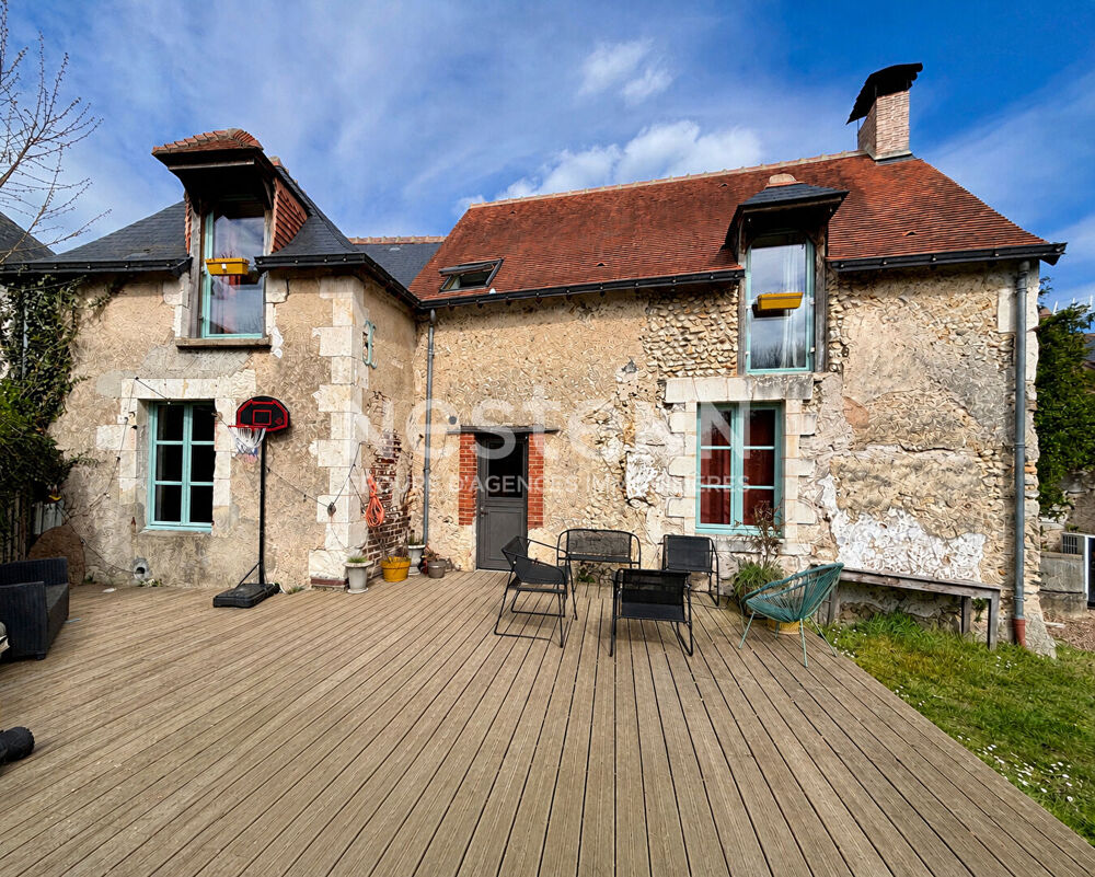 Authentique maison en pierre rénovée -145m² - Jardin 937m² - Montval-sur-Loir (72500)