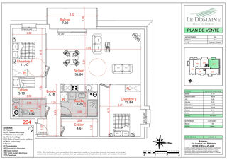  Appartement à vendre 3 pièces 90 m²