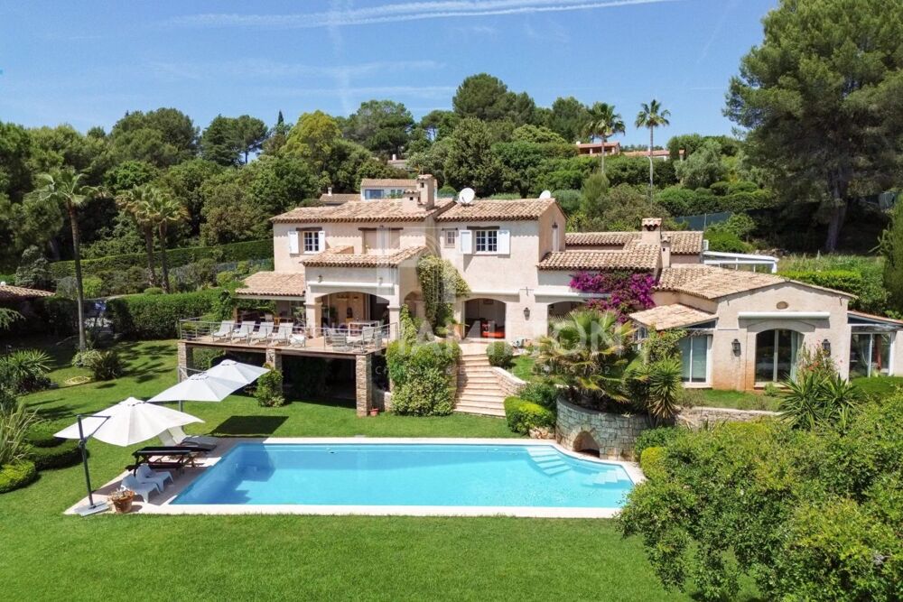 Biot villa avec vue, 4 chambres et une maison d'amis avec 2 cham