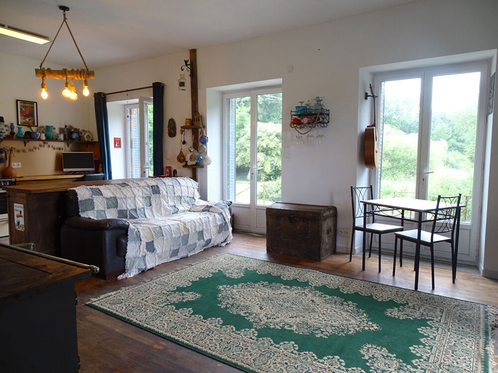 Vente Maison MORBIHAN. Superbe maison au bord de l'eau offrant une vue panoramique sur le Blavet, près de Mur-de-Bretagne Saint aignan