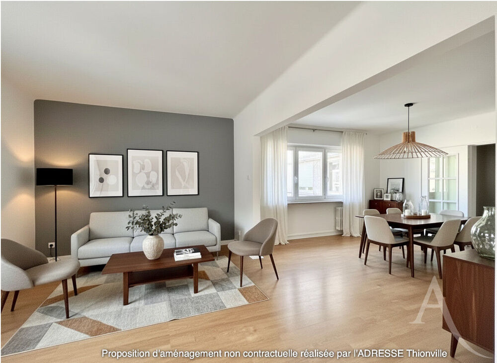 Vente Appartement HAYANGE quartier Mairie - T5 moderne rénové de 108 m² avec ascenseur Hayange