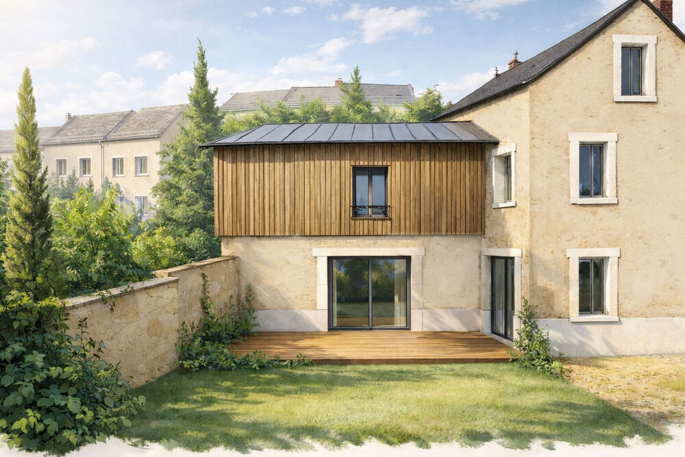 Maison d'architecte Tours 4 pièce(s) 88.8 m2 - Neuf à construire avec stationnement