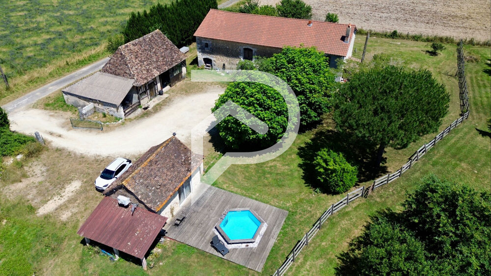 Maison en pierre, piscine et granges à BEAUPOUYET