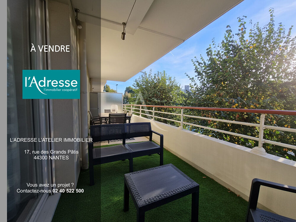 Vente Appartement Appartement Nantes 51M2 avec terrasse 17M2 Nantes