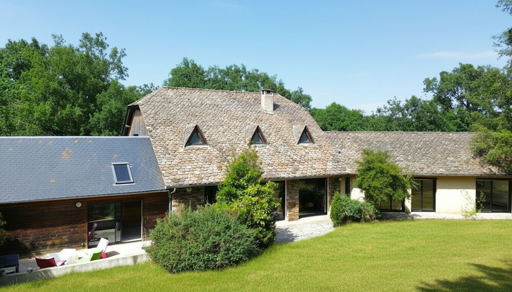 Vente Villa VILLA T5 + terrain 6365 m² + piscine int et ext Salles la source