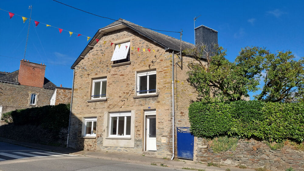 Vente Maison MORBIHAN, ROHAN, Maison individuelle rénovée de 2 chambres, au coeur d'un village recherché Rohan