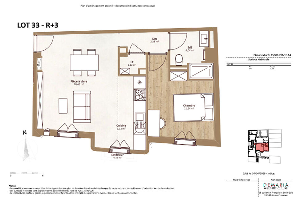 Vente Appartement Appartement Nice 2 pièce(s) 47.62 m2 Nice