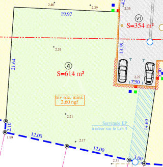  Terrain  vendre 614 m