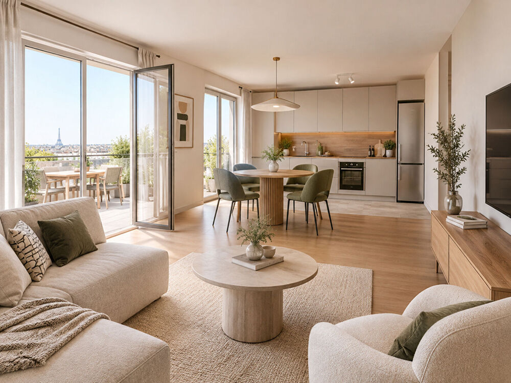 Vente Appartement Un T4 avec terrasse à Aubervilliers, lumineux et bien agencé Aubervilliers