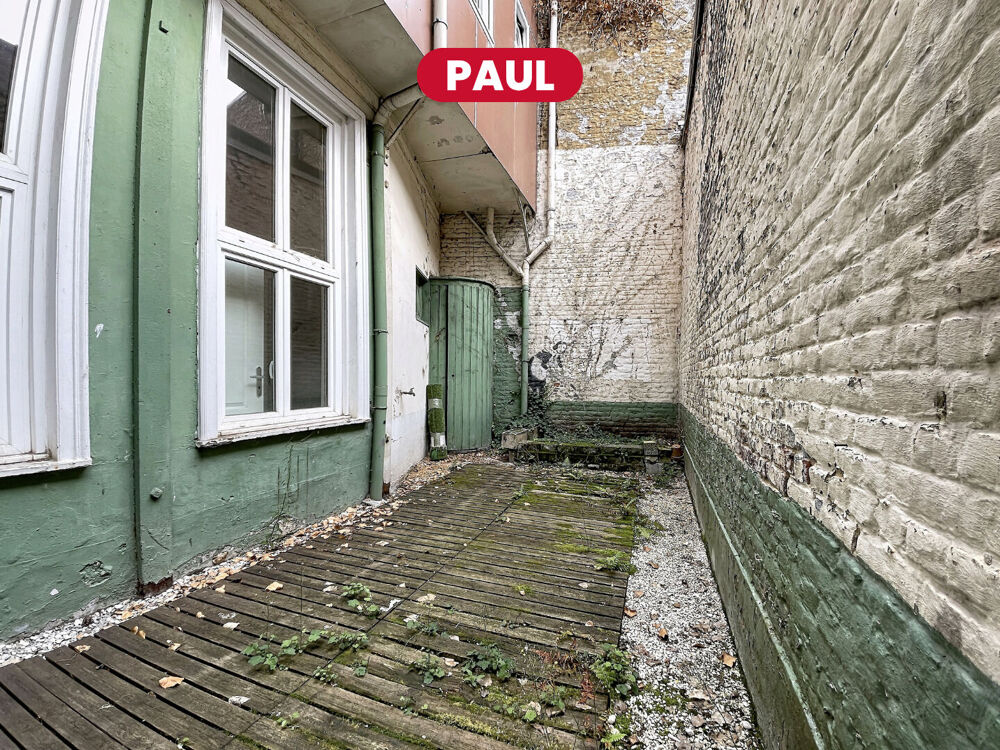Vente Appartement T3 63 m²  - 2 chambres avec salle d'eau - cour/terrasse 20 m² - Rue de Puebla Centre Lille
