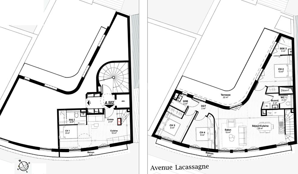 � vendre  Appartement Lyon 3