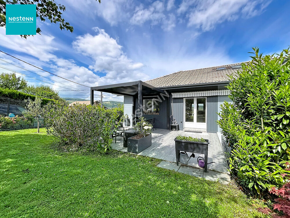 EPAGNY _ Maison individuelle rénovée, 5 pièces de 134 m², avec belle vue, piscine, jardin et terrasse, à vendre