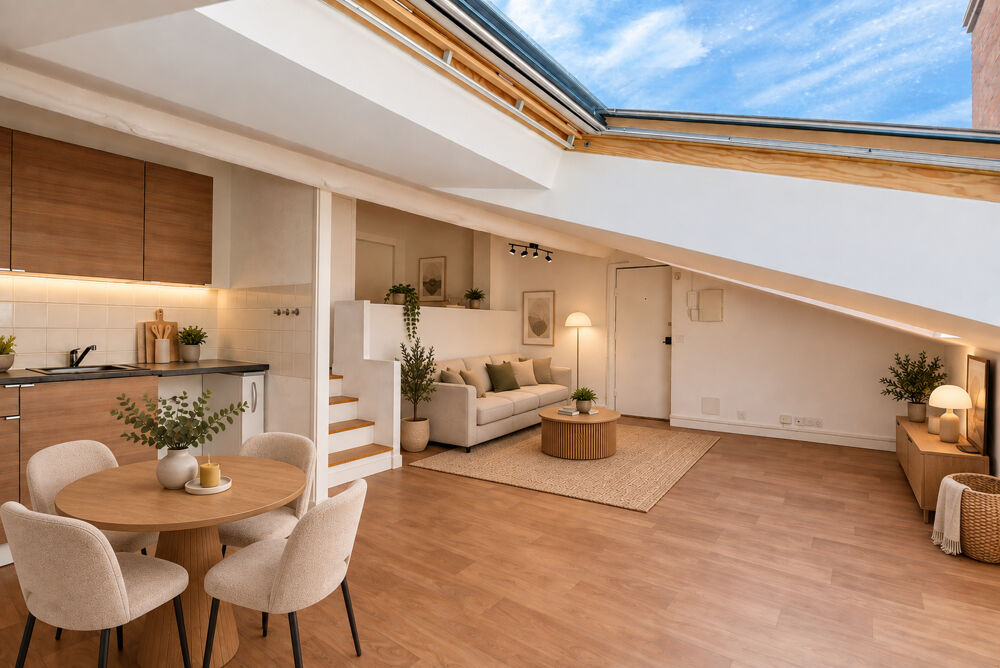 Appartement T2 58 m2 - Dernier étage avec ascenseur - Cours Franklin Roosevelt Lyon 6ème Foch