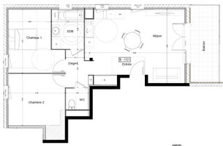  Appartement � vendre 3 pi�ces 69 m�