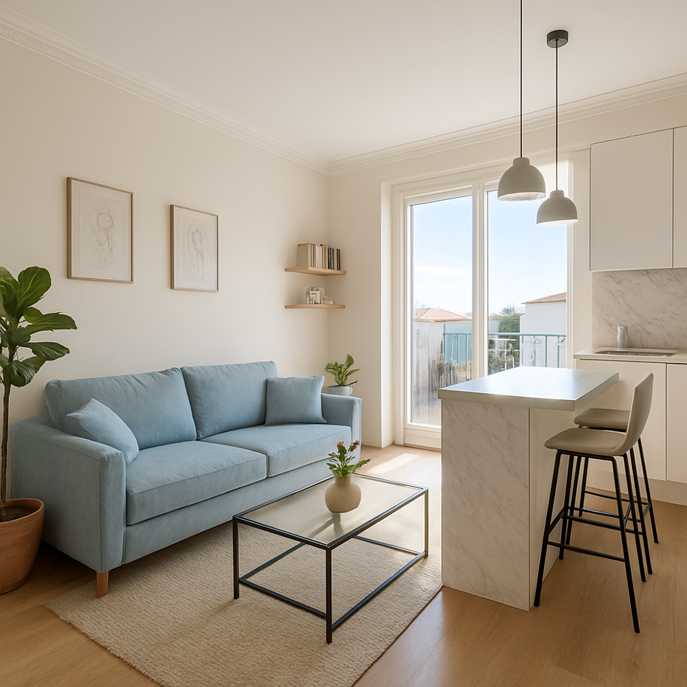 Appartement 2 pièces de 43 m2 (Pornichet)