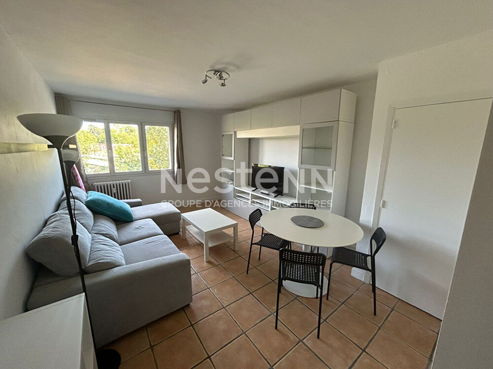 Vente Appartement Toulouse Rangueil 31400 à deux pas des Facultés , Agréable T3 de 56.45m² très bien agencé , avec petit balcon, cave et place de Toulouse