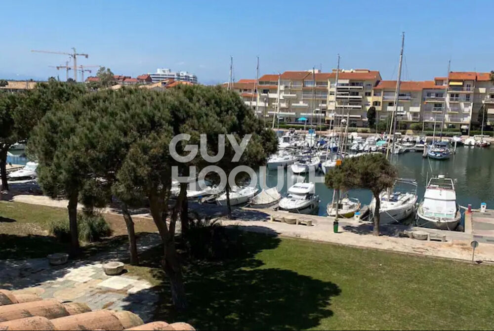 Location Appartement A louer - Joli T2 avec terrasse et vue marina ? location de septembre à juin Canet en roussillon