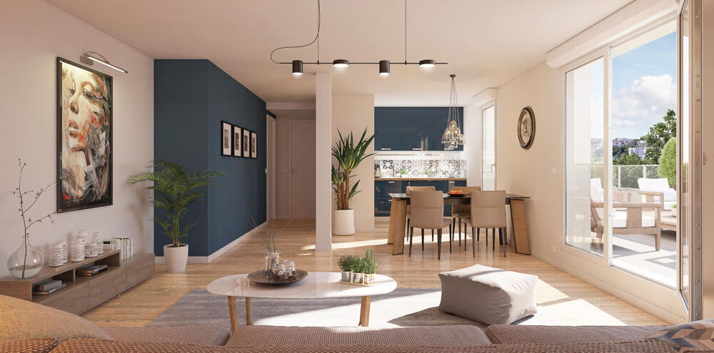 Vente Appartement RENNES quartier Jeanne d'Arc-Beaulieu - T3 de 58 m2 avec Loggia et parking Rennes