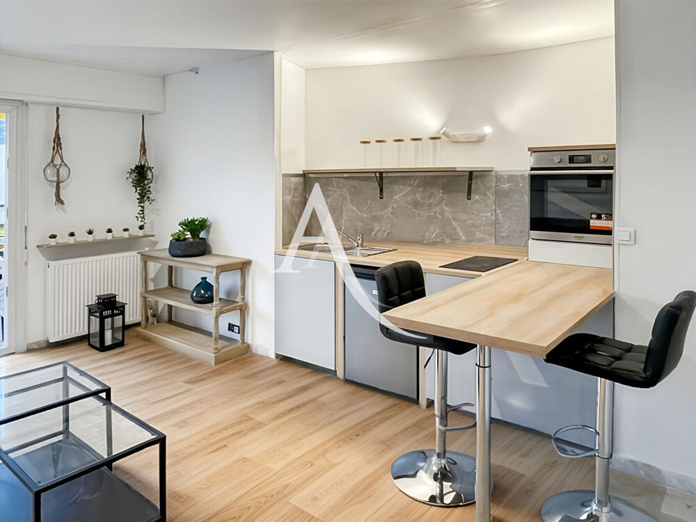 Appartement Le Cannet 1 pièce 27.72 m² avec profonde terrasse