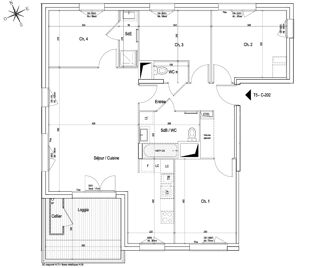  Appartement � vendre 5 pi�ces 95 m�