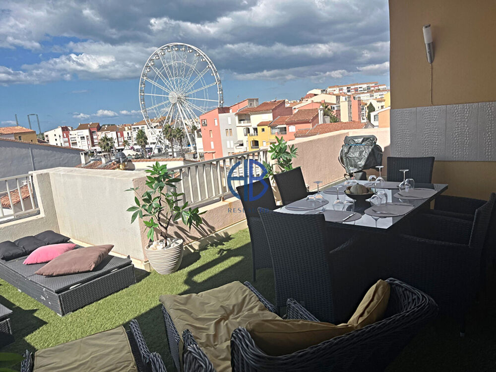 Vente Appartement CAP D'AGDE CENTRE PORT DERNIER ETAGE T5 AVEC TERRASSE Le cap d agde
