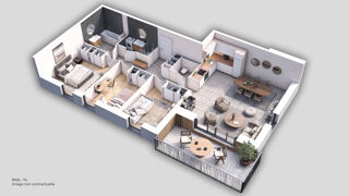  Appartement � vendre 4 pi�ces 1 m�